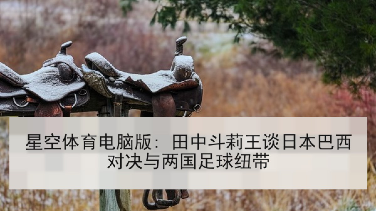 星空体育电脑版: 田中斗莉王谈日本巴西对决与两国足球纽带 星空体育电脑版: 田中斗莉王谈日本巴西对决与两国足球纽带